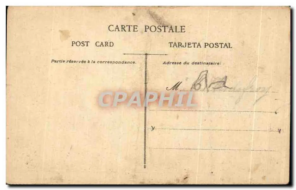 Crianças brincando com um canhão de bolas — F.N. editor, Paris - Verso