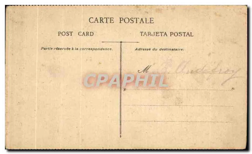 Mulher e criança em um landau — A la Promenade — F. N. édit., Paris - Verso