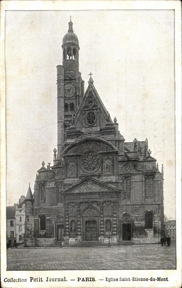 Kirche Saint-Etienne-du-Mont — Paris — Sammlung Petit Journal - Vorderseite