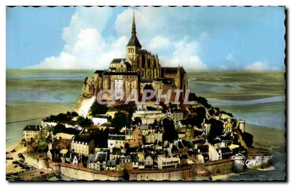 Mont-Saint-Michel — Luftaufnahme — Pierre Artaud & Cie, Nantes - Vorderseite
