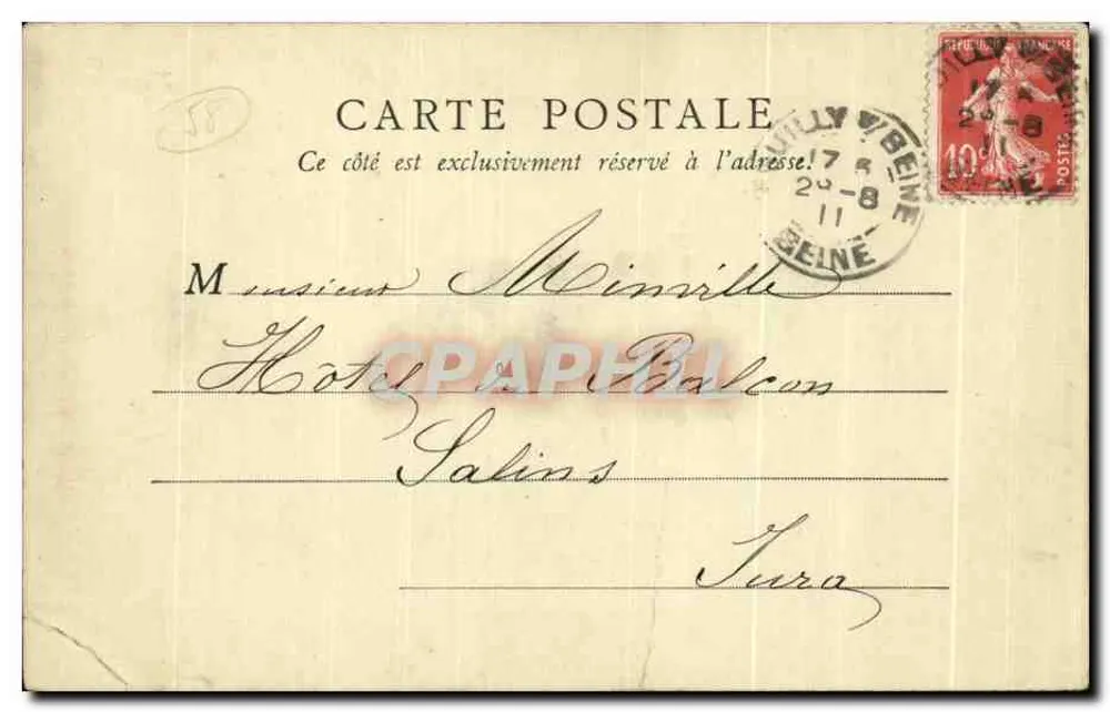 Vue générale de Nevers — éditeur B.F., Paris - Verso
