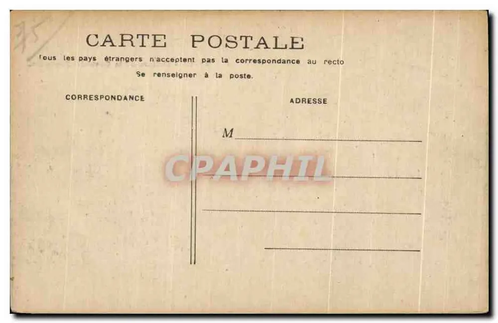 Paris - Theater der Comédie Française — Verlag nicht sichtbar - Rückseite