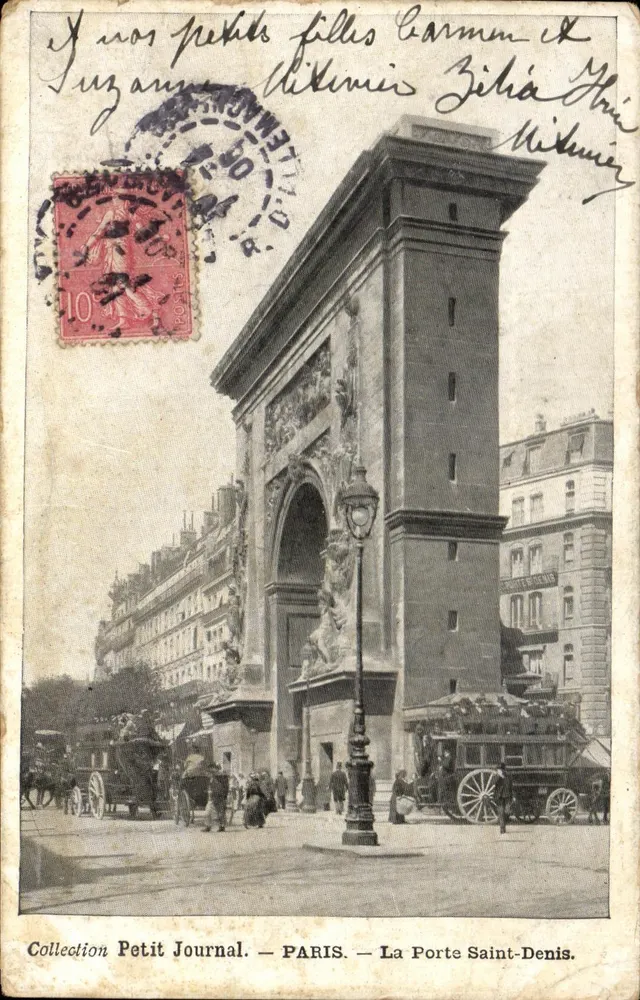 Die Saint-Denis-Tür — Paris — Sammlung Petit Journal - Vorderseite