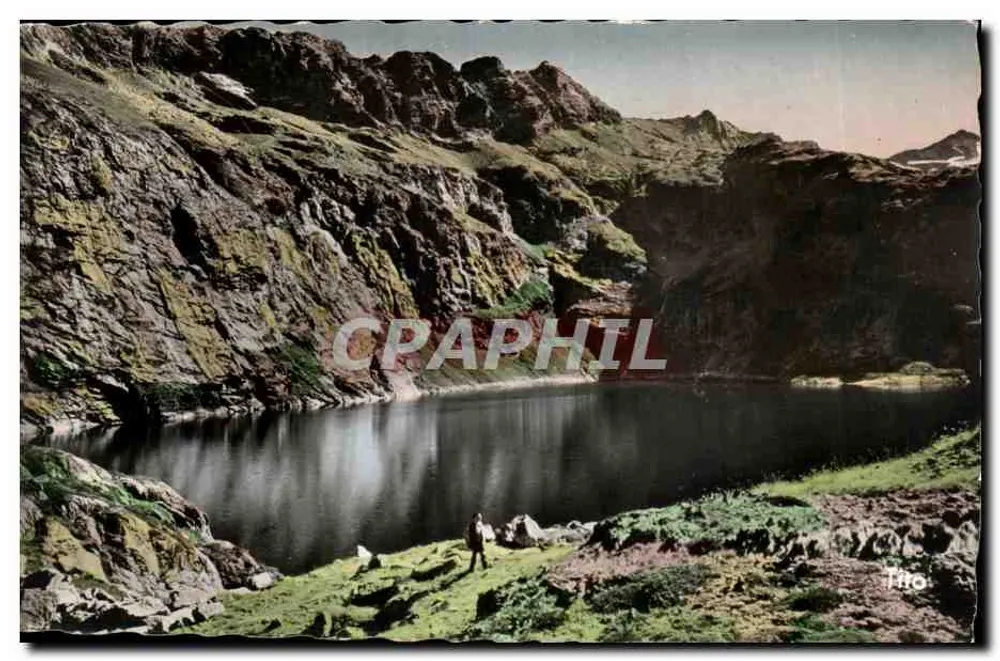 Lago de Gaillouas — Vale do Louron — Tito - Frente
