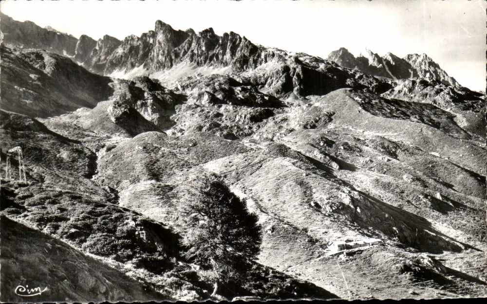 Super Chamonix - La Flégère (Haute-Savoie) — Panorama do Chalet sobre a Vacherie, o Belvédère e as Crochues — Fotografia Verdadeira Proibida - Frente