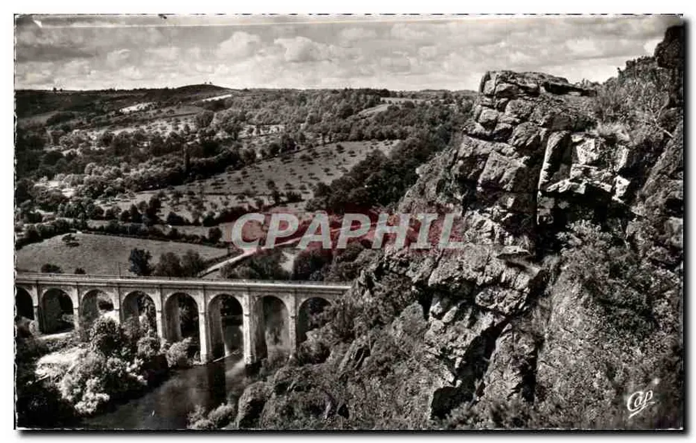 Die Orne-Tal bei CLECY — La Suisse Normande — Verlag C° des Arts Photomécaniques, Paris - Vorderseite
