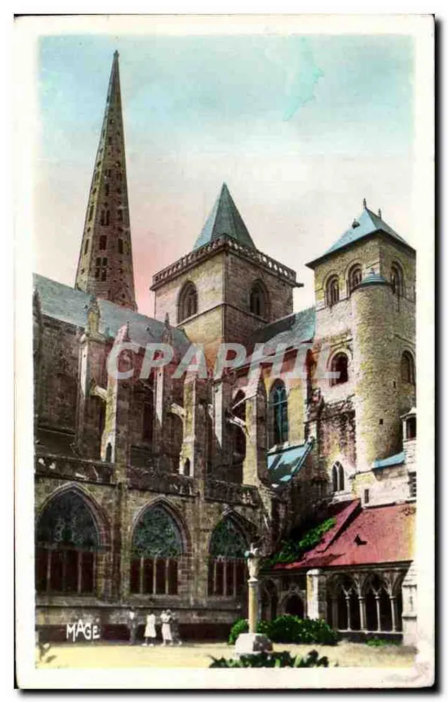 Tréguier (C.-du-N.) — Die Hastings-Turm, der Cloister und der Spitz der Kathedrale — G. Beani, Verlag, Paris - Vorderseite