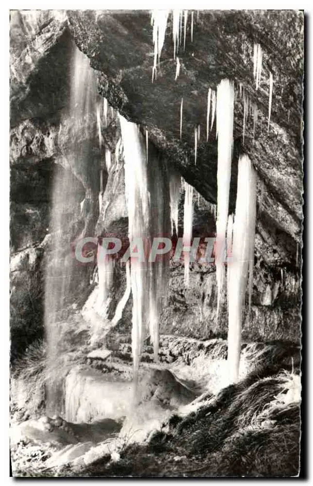 Charabotte-Wasserfall im Winter — Hauteville-Lompnes (Ain) — Fotografie: Combier - Vorderseite