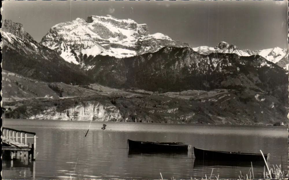 See Annecy — La Tournette und der Roc de Chère — G. Rossat International - Vorderseite