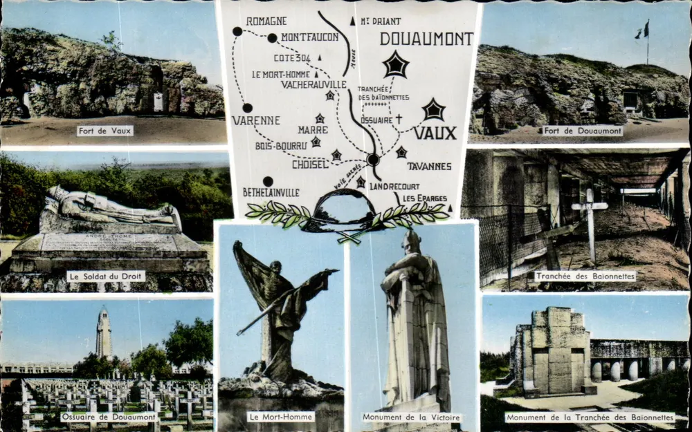 Verdun e os Campos de Batalha — Fortes de Vaux e Douaumont — Edições Estiel - Frente