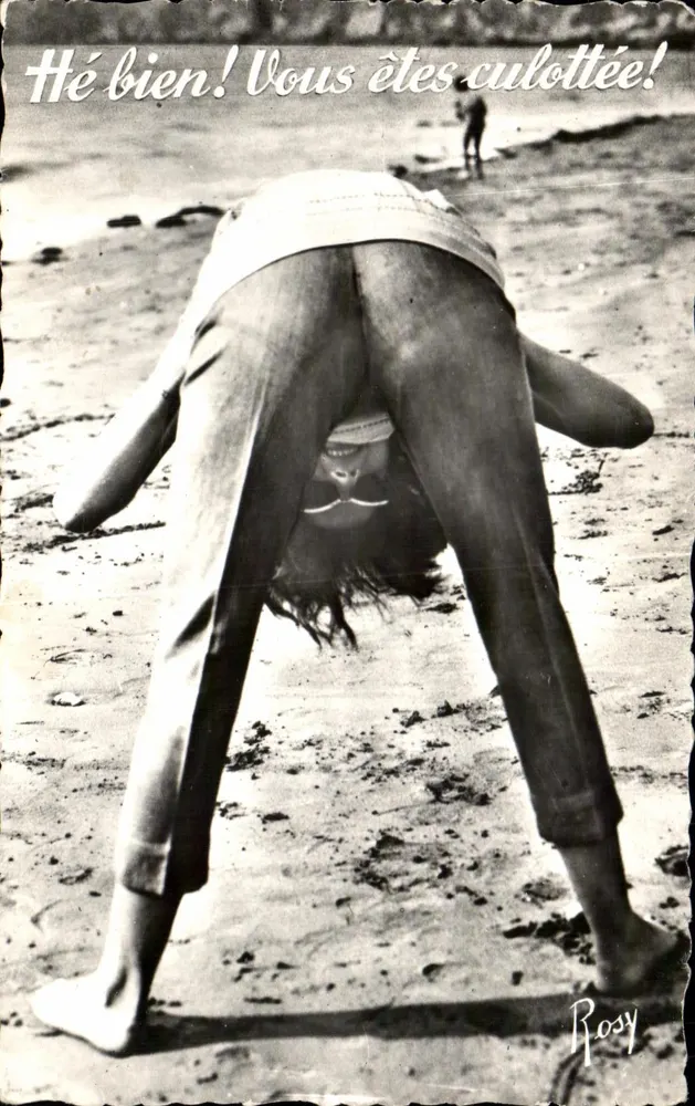 Mujer en bragas en la playa — Rosy — editor F. Chapsou, Nantes, n° 944 - Anverso