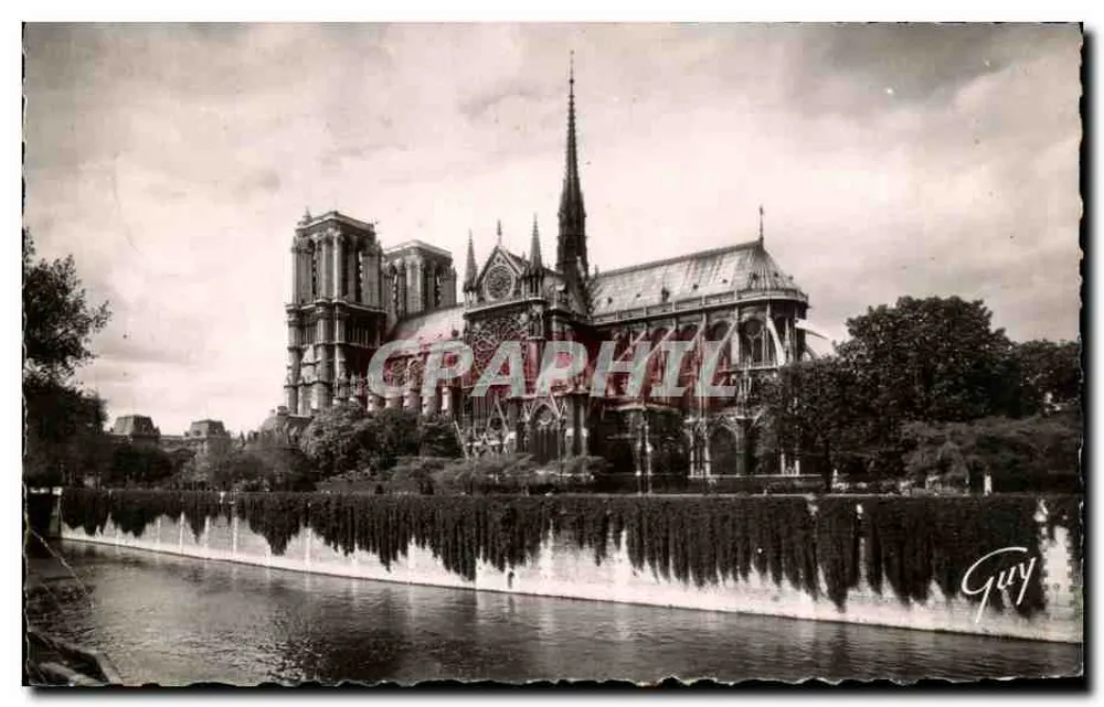 Notre-Dame de Paris — Die Apse der Kathedrale Notre-Dame (1163-1260) — André Leconte, Paris - Vorderseite