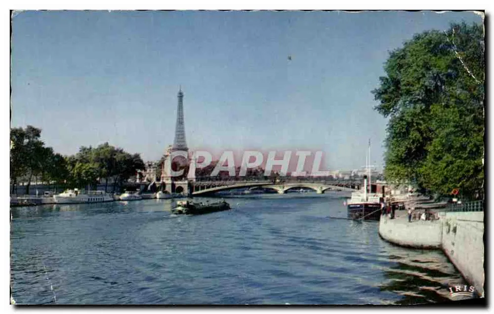 Die Ufer der Seine — Richtung Pont Alexandre III — IRIS - Vorderseite