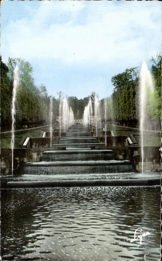 Die großen Wasserfälle — Domaine de Sceaux — Verlag Lyne, Nr. 107 - Vorderseite