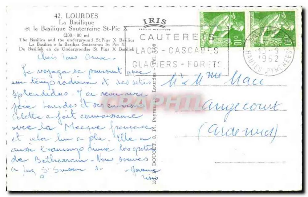 Lourdes — A Basílica e a Basílica Subterrânea São Pio X — Edlux - Verso