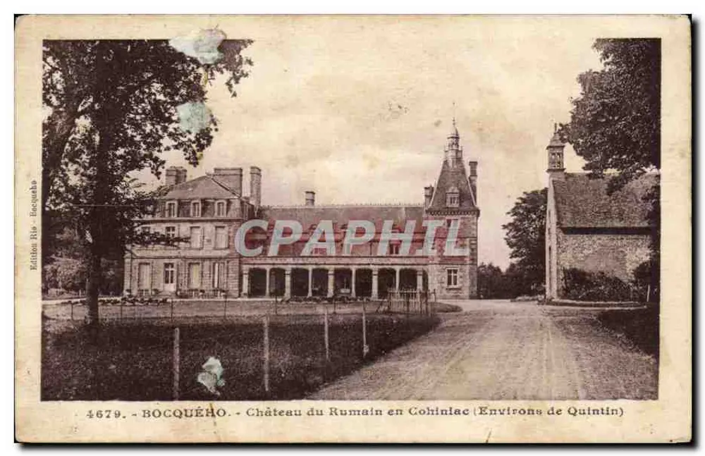Bocquéro — Château du Romain en Cohinlac (Environs de Quintin) — Édition Bie - Bocquéro - Vorderseite