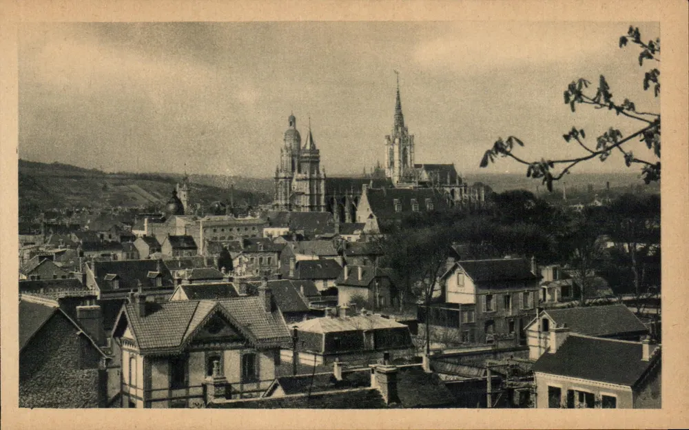 Evreux (Eure) — Vista Geral — Edição d'Art Bell'France-Caen - Frente
