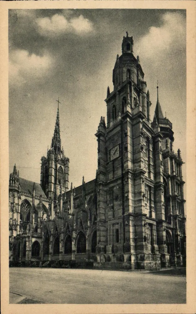 Évreux (Eure) — A Catedral — Édit d'Art Belfrance, Paris-Caen, int. - Frente
