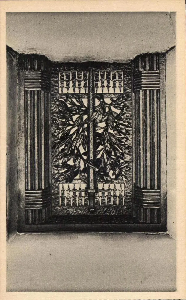 Geschmiedete Eisenpforte der Schützengraben — Verdun — Edition Verdun - Vorderseite