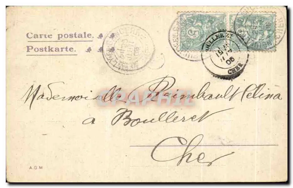 Crianças em potes de café — editor A.G.M. n° 104 - Verso