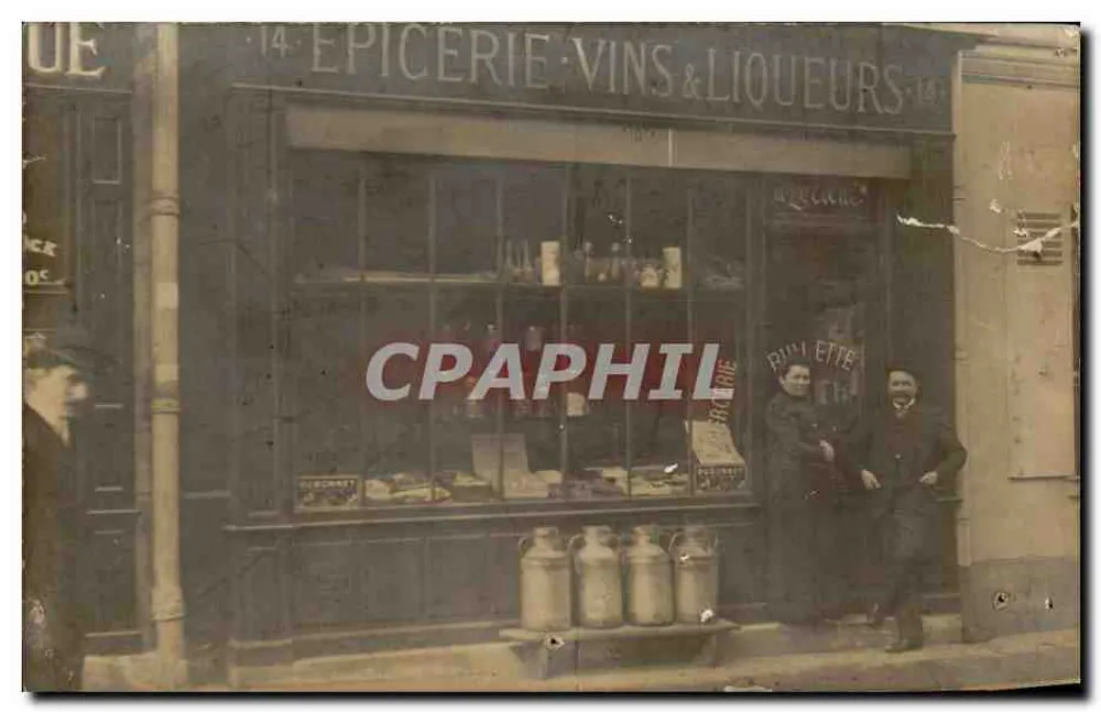 Épicerie Vins & Liqueurs — 14 — éditeur impr. sur la carte - Vorderseite
