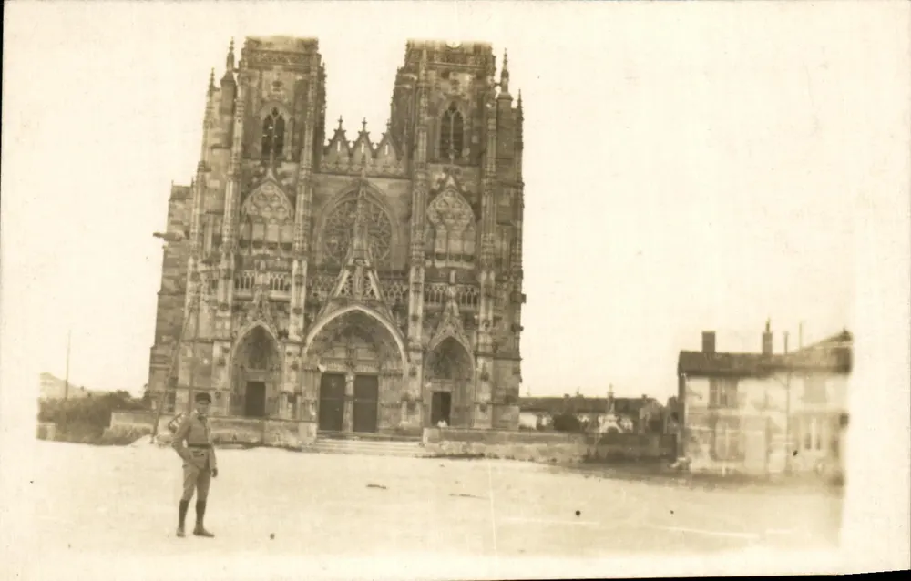 Kathedrale von Chartres — Ansicht der Fassade — unbekannter Verleger - Vorderseite