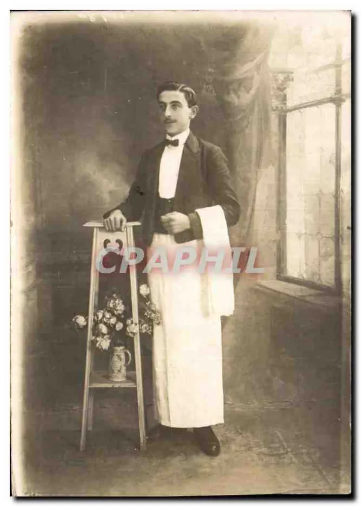 Retrato de um homem em traje de festa — Fotografia HARRIGON, Paris — N° 3043 - Frente