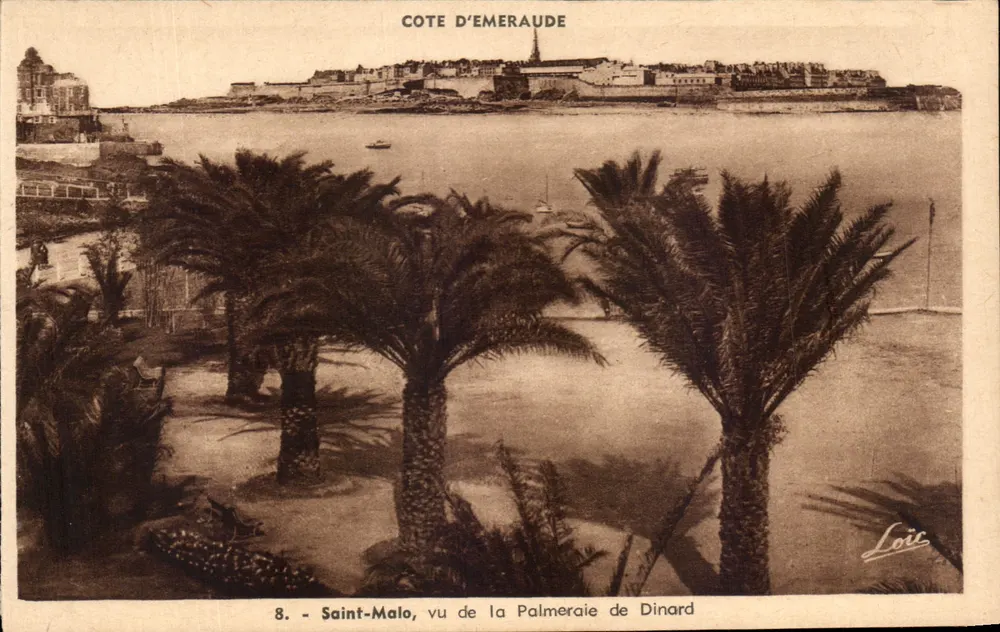Saint-Malo, vom Palmeraie de Dinard aus gesehen — Küste der Smaragde — Loic - Vorderseite