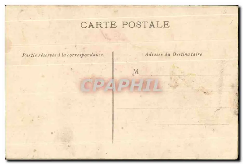 Femme caricaturale avec langue de vipère — éditeur L.&J.W. Paris - Verso