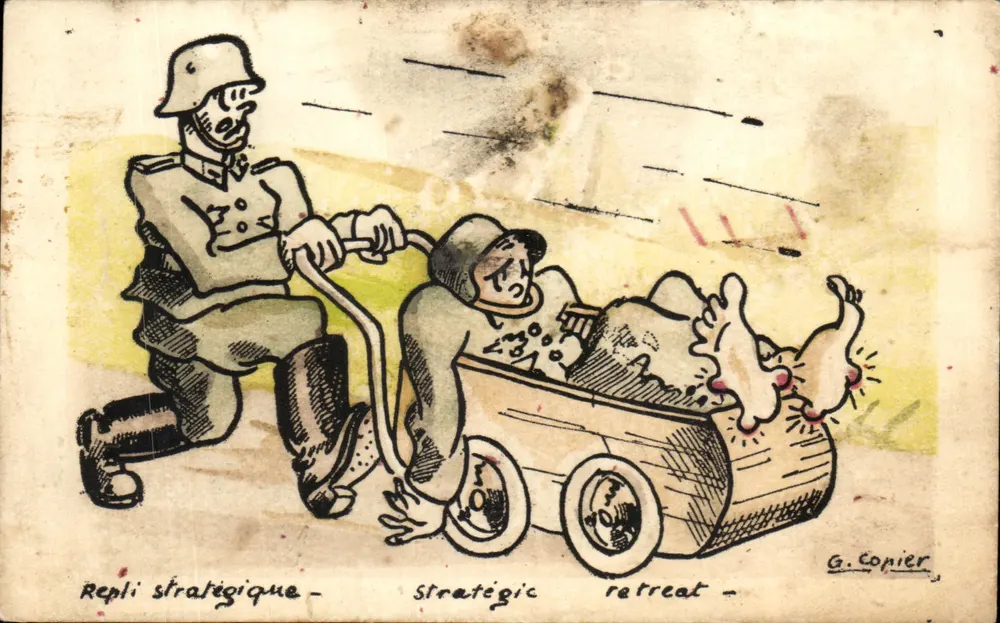Strategischer Rückzug — G. Copier - Vorderseite