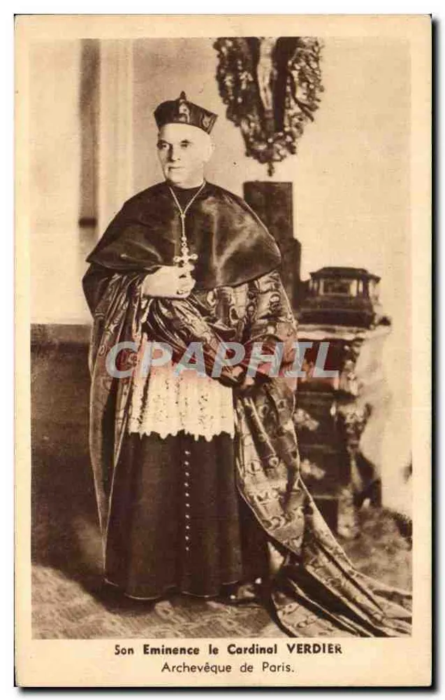 Seine Eminenz Kardinal VERDIER — Erzbischof von Paris — L. BOISSON, Verlag, Paris - Vorderseite