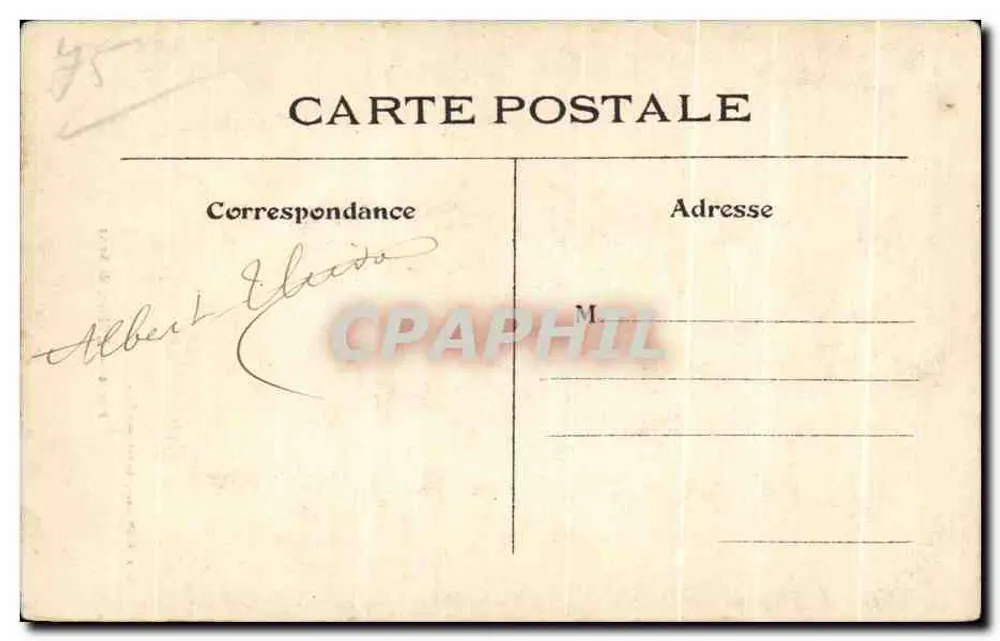 Paris — O Hotel de Sens — L. J. & Cie, editora, Angoulême-Paris - Verso