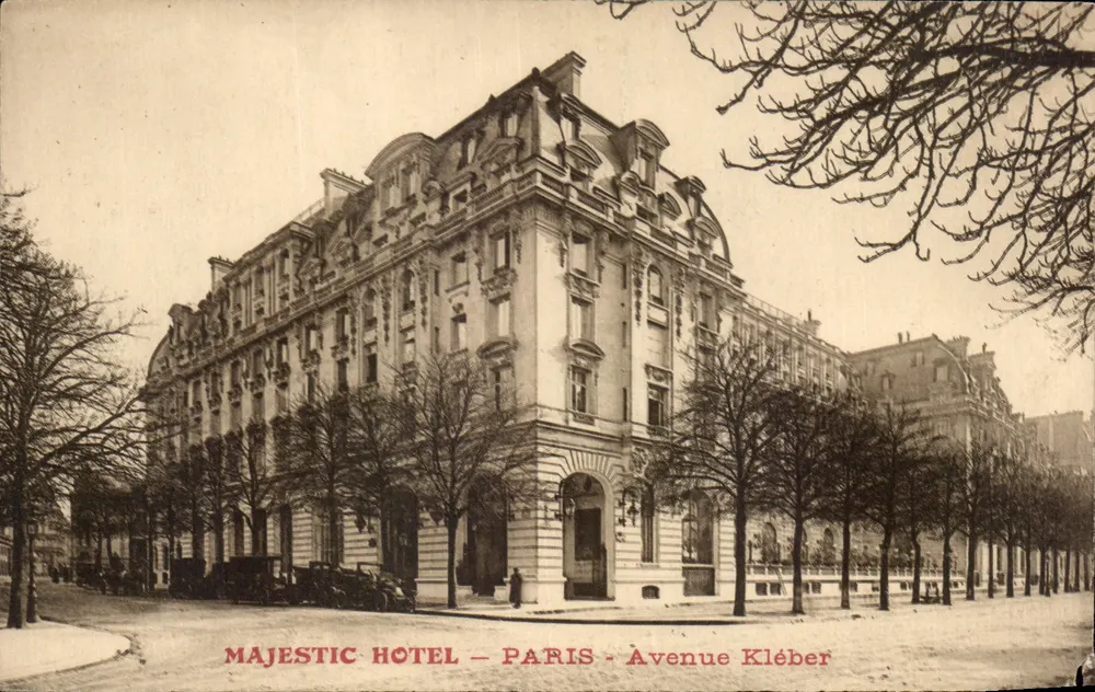 Majestic Hotel — Paris — Avenue Kléber - Recto