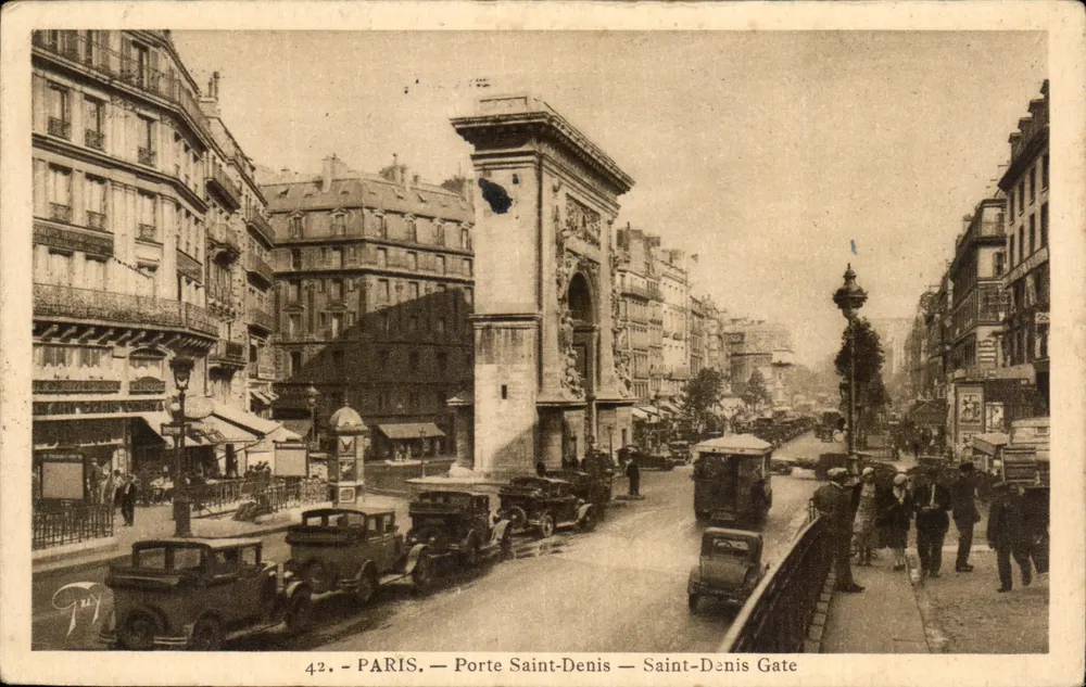 Parijs — Poort Saint-Denis — Poort van Saint-Denis — uitgever Tuy, n°42 - Voorkant