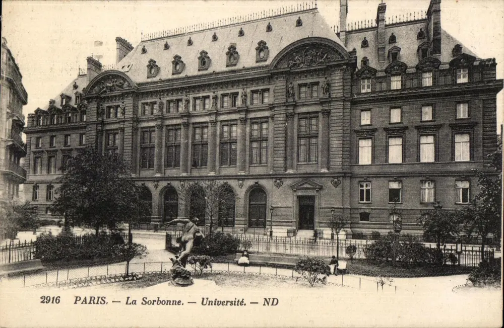 Paris — A Sorbonne — Universidade — ND — 2916 - Frente