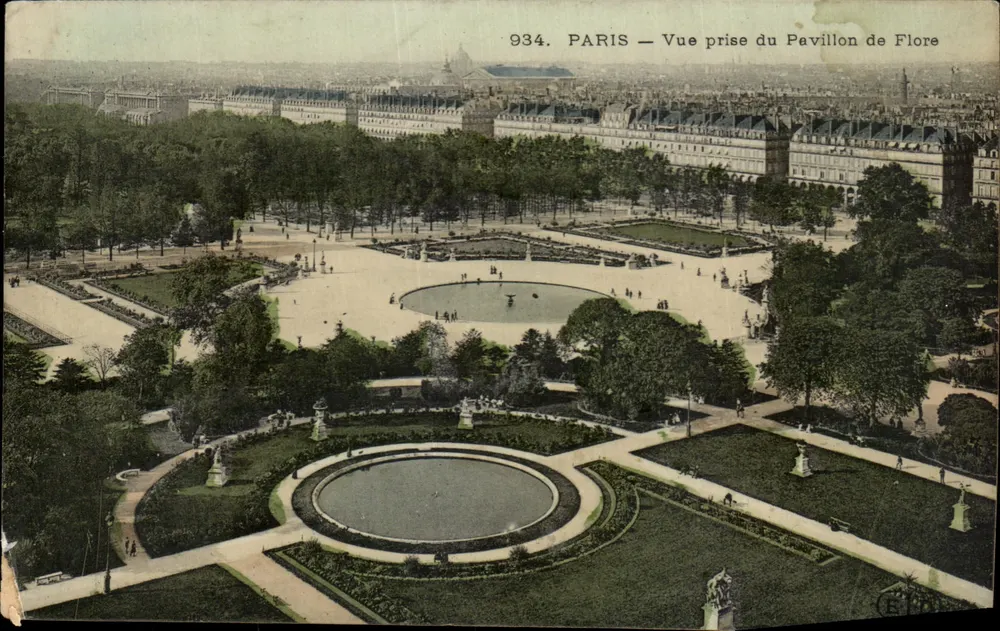 Paris — Ansicht vom Pavillon de Flore — Ausgabe 934 - Vorderseite