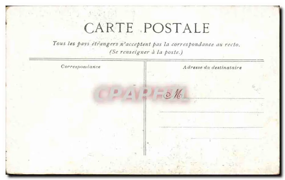 Statua Francis Garniera — Paryż — L. Frilet, n° 2430 - Rewers