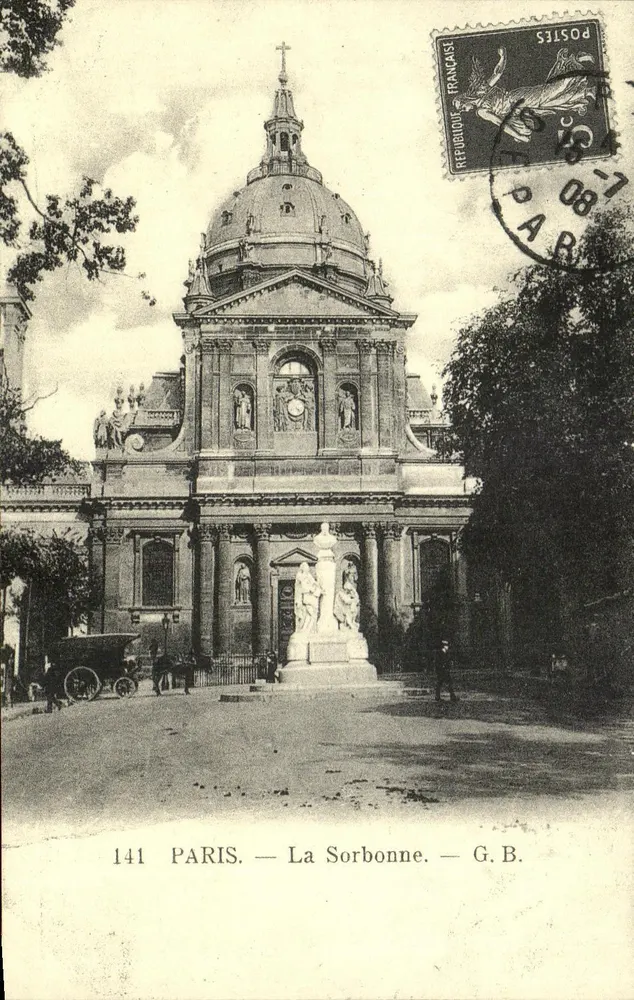 Paris — La Sorbonne — G.B. - Recto