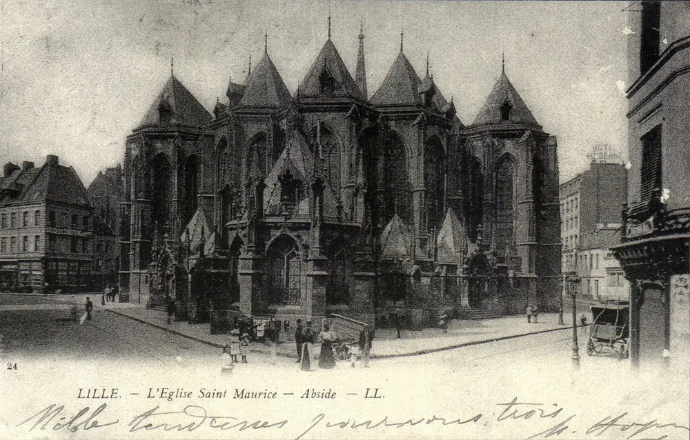Lille - A Igreja Saint-Maurice - Abside - LL. - Frente