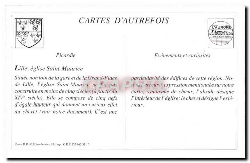 Lille - A Igreja Saint-Maurice - Abside - LL. - Verso
