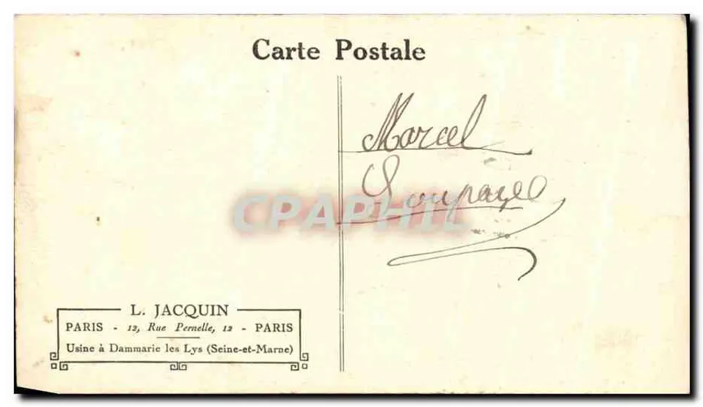 Schloss Versailles — Die Kapelle — Schokolade Ajax - Rückseite