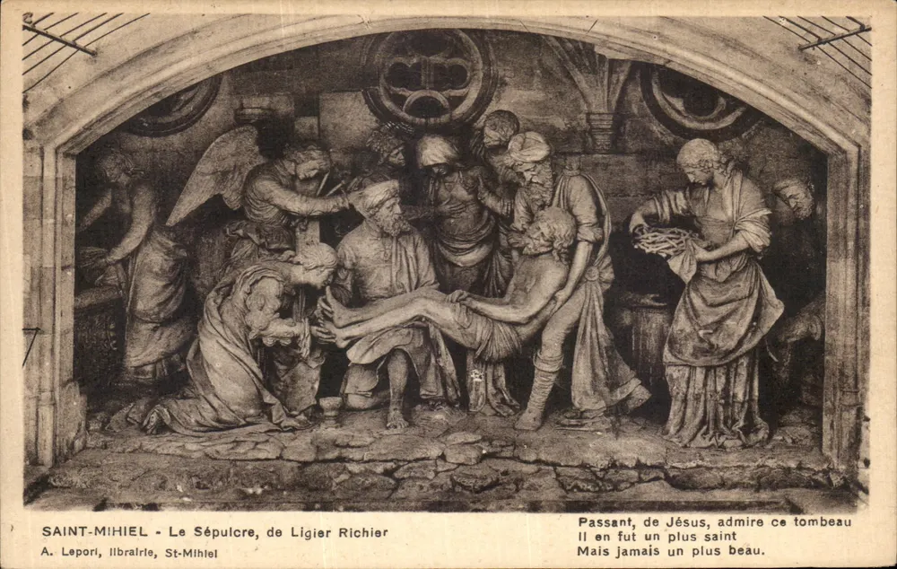 Saint-Mihiel - Das Grab, von Ligier Richier — A. Lepori, St-Mihiel - Vorderseite