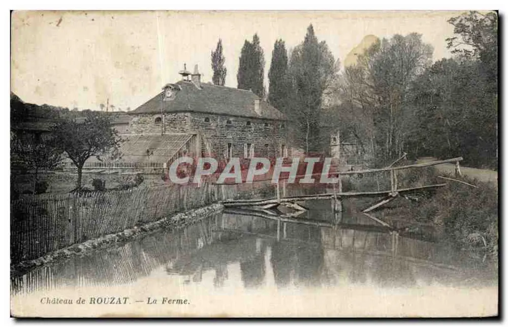 Castelo de ROUZAT — A Fazenda - Frente