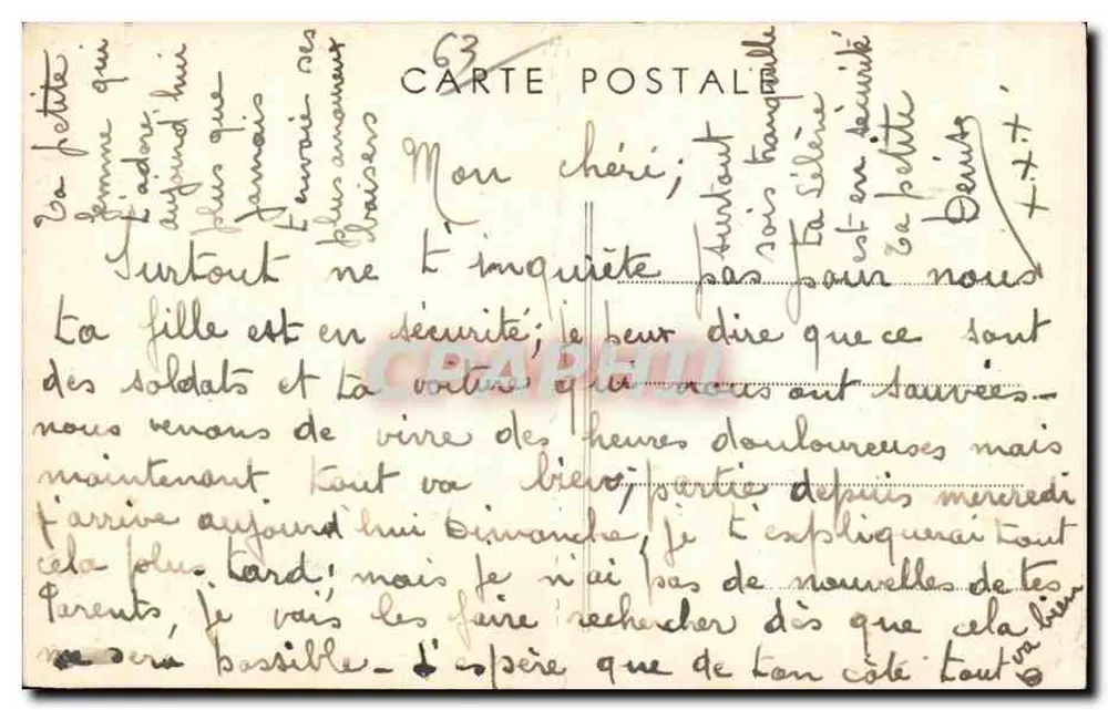 Blanzat (P.-de-D.) — Ansicht des Schlosses Belleuf (westlicher Blick) — Das pittoreske Auvergne - Rückseite