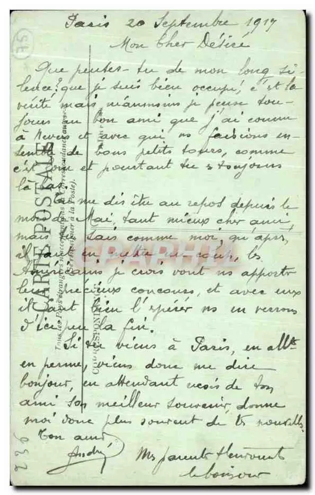 Paris — Seilbahnen des Sacré-Cœur — LL. n° 219 - Rückseite