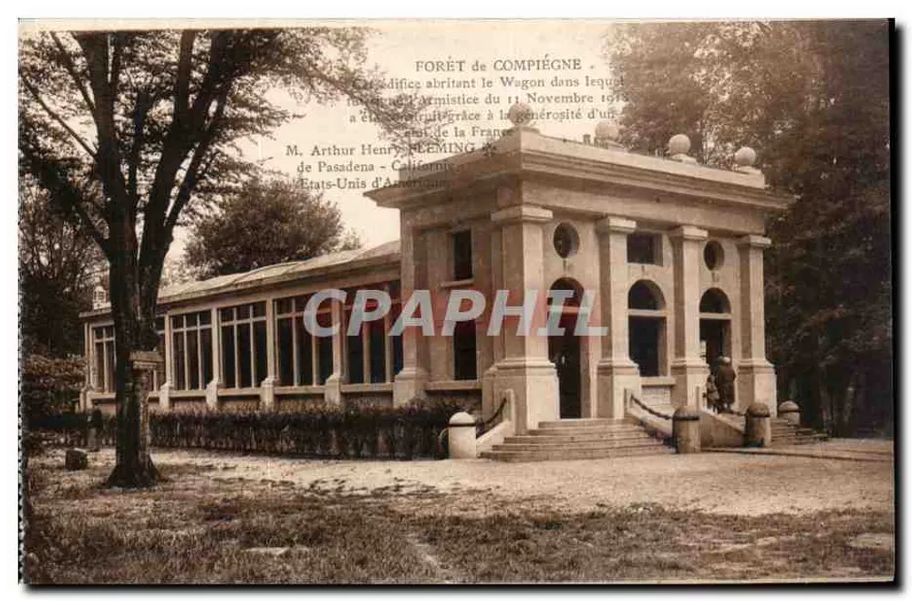 Forêt de Compiègne — Gedenkmonument des Waffenstillstands — Verlag A. L'Hoste, Paris - Vorderseite