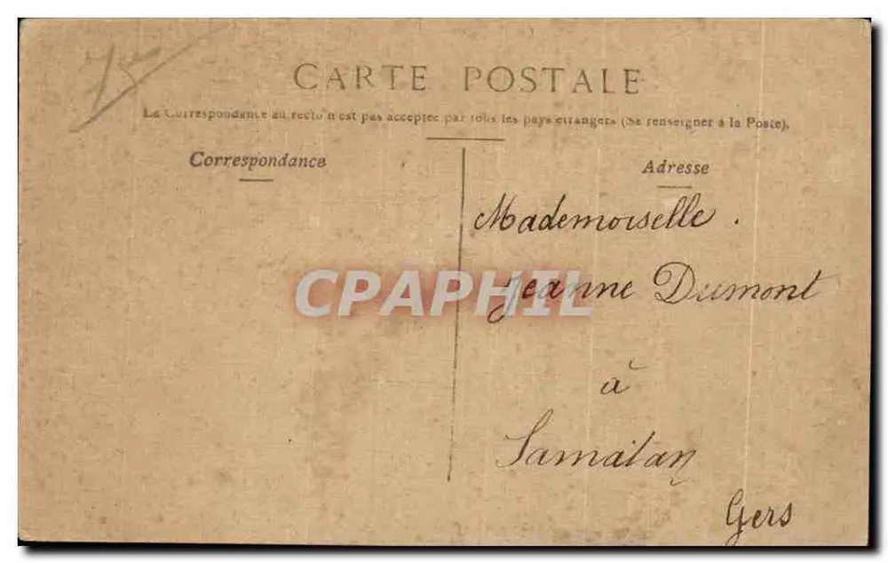 Paris — Theater du Vaudeville und Boulevard des Italiens — STRACK SC. PÉRIGUEUX - Rückseite