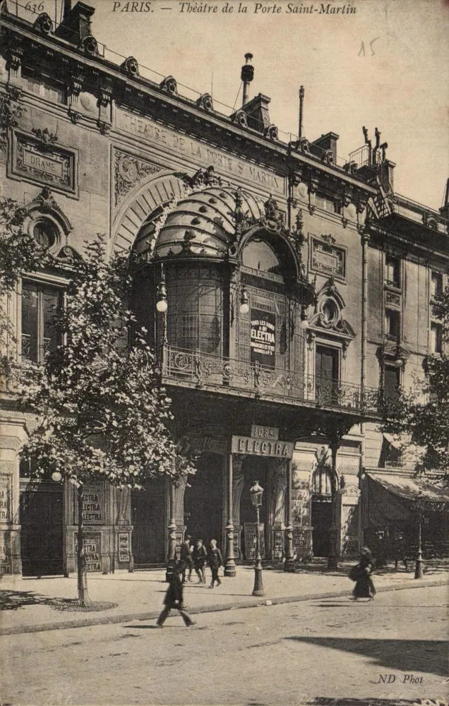 PARIS — Théâtre de la Porte Saint-Martin — ND Phot - Vorderseite