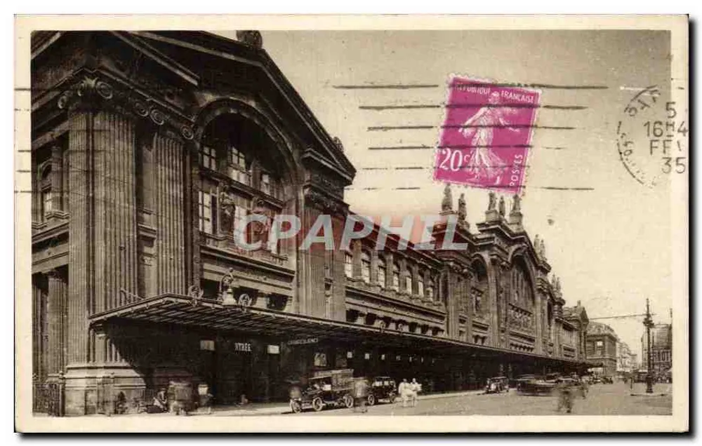 Paris - La Gare du Nord — Edition La Cigogne, Paris - Vorderseite