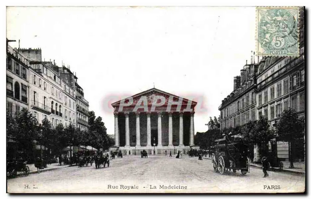 Rue Royale -- La Madeleine -- H.L. Paris - Frente